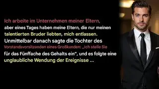 Meine Eltern feuern mich &ndash; nur mein talentierter Bruder z&auml;hlt in ihrer Firma