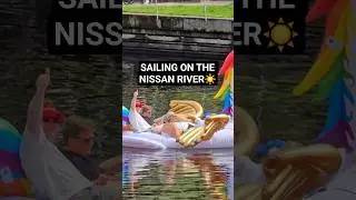 SAILING ON THE NISSAN RIVER #success #summer #millionaire #style #shorts