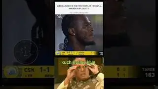 Jofra archer is the first bowler to bowl a maiden over in IPL 2025 🥶☠️🔥....