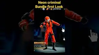 Neon Criminal Bundle First Look is Out 😀 #shorts #freefire #neoncriminal