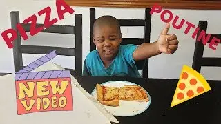 PIZZA AND POUTINE MUKBANG!