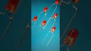 How to make a LED Chaser Circuit! #shorts #shortfeed #diy
