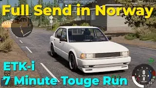 ETK-i 7 Minute Touge Run on BeamNG&rsquo;s Most Beautiful Map - Norwegian Backroads