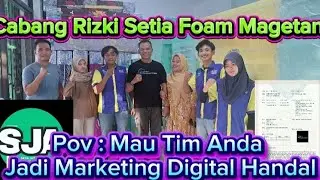 @consultantdigital Mentoring Tim Marketing Digital Cabang Rizki Setia Foam Magetan