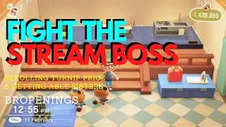 ACNH LIVE: Rerolling for best turnip prices + Able Sisters + Snowboy + Shooting stars