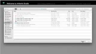 2. Opening Artlantis & My File