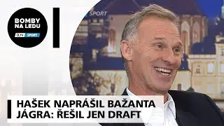 Hašek naprášil bažanta Jágra: Řešil draft, když měl přemýšlet o zápase