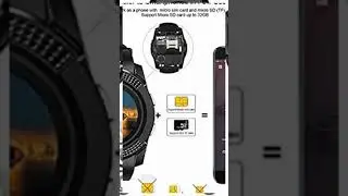 OLICOM V8 Bluetooth Smartwatch for Men's Compatible with All 4G Phone with Camera and