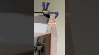 How to install a finished end panel! #cabinetmaker #cabinetinstall