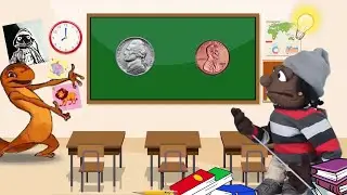 Homemade Puppet Show! (Learn how to count coins) Bibble's Musical Learning Adventure