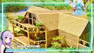 How to Build a Beginner Base with a Dino Pen! Ark Ascended Build with Me!