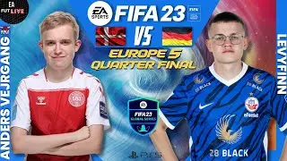ANDERS VEJRGANG VS LEVYFINN | FIFA 23 - QUARTER FINAL - FGS 5 EUROPE DAY 2 - PRO VS PRO