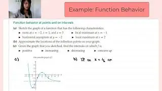 [吉娜][Precal] Example: Understand the function behavior (Properties of a graph)