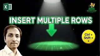MS-Excel INSERT Multiple Rows