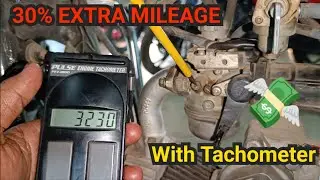 Tachometer se carborator ki setting kare 30% EXTRA MILEAGE /hero bike expert #mileage