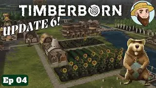 Timberborn Update 6 - Farming and Tree Plantaions! I Ep04 #timberborn #theontariogardener #beavers