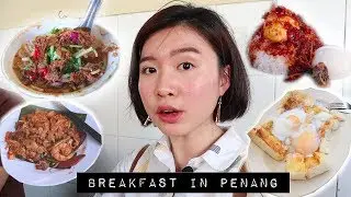 EP7: Penang Breakfast Food Tour! Malaysia l EATWHATLEH?