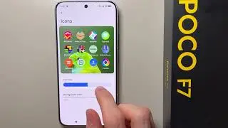 POCO F7: How to Change Icons Colour