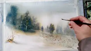 A Simple & Beginner-Friendly Watercolor Landscape Tutorial