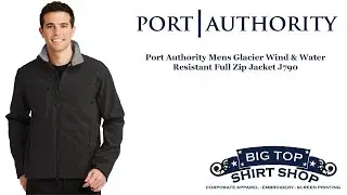 Port Authority Mens Glacier Wind & Water Resistant Full Zip Jacket J790