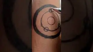 #Sharingan eye 3 tomoe tattoo design idea #tattooart #treading #shorts 🥰💙