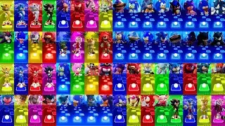 All Characters Super Megamix || Super Sonic ⛔️ Sonic ⛔️ Shadow ⛔️ Amy Rose ⛔️ Knuckles ⛔️ Silver