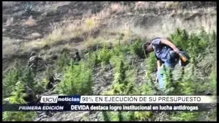 Devida destaca logro institucional en lucha antidrogas