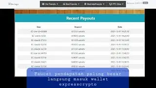Claim langsung masuk ke wallet expresscrypto high paying