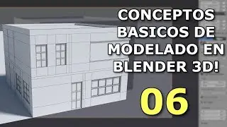 Conceptos básicos de modelado 3D en Blender 3D ::: Parte 6