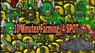 10 Minutes Farming ( 4 SPOT ) W/ 8 Luck Pets | Helmet Heroes