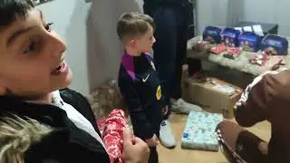 Recogida de reyes casa de Cristian