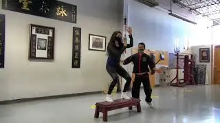 Basic Wing Chun footwork, stepping and footwork training