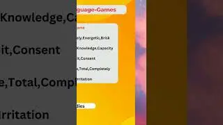 Language Games🧩🎲|#learnenglishgrammar #learning #youtubeshorts #shorts #english #ytshorts #youtube |