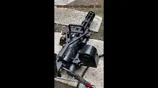 CAW M134 ミニガン　11.1v9000mAhリポ作動テスト