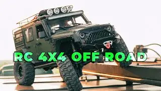 Масштаб 1/10: радиоуправляемый гусеничный внедорожник TRX-4 Jeep Wrangler Rubucon | Внедорожник с дистанционным управлением Jeep 4x4.