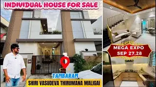 Individual House For Sale💥Mega Expo Sep 27,28 | Shri Vasudeva Thirumana Maligai Tambaram😍 Entry Free