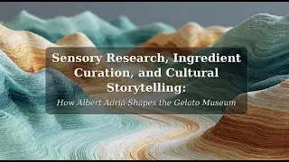 從感官研究、食材策展到文化敘事：西班牙名廚Albert Adrià如何打造冰淇淋美術館