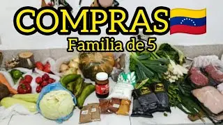 COMPRAS de MERCADO para FAMILIA de 5 😱 ¡Mira los precios!