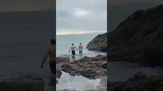 Swimming in Irish Sea | Howth Cliff Walk