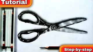 Hyper realistic art | scissor drawing | step-by-step | tutorial | artist bhai