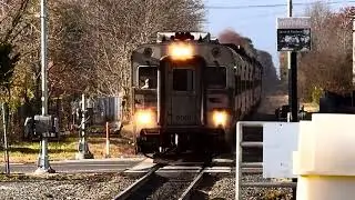 New Jersey Transit Comet V 6081 & GP40PH-2B 4213 Towing Comet V 6038 & GP40PH-2B 4204 @ Egg Harbor