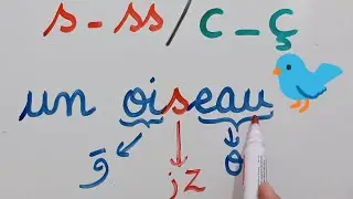 أسهل طريقة لتعلم الفرنسية خطوة بخطوة للمبتدئين//تعلم كتابة وقراءة كلمات مع s -ss -c - ç