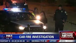 Car fire investigation