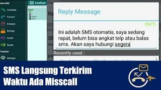 Cara Kirim SMS Otomatis Jika Ada Panggilan Tak Terjawab