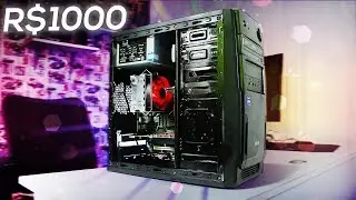 PC GAMER BARATO (R$1000) Roda Jogos Pesados - Montagem e Testes 2018