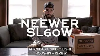 BUDGET STUDIO LIGHT UNBOXING | Neewer SL60W First Thoughts + Review Aputure 120d Killer?