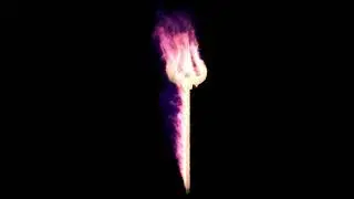 Burning Trident Sticker | 4K Sticker | No Copyright | Motion Graphics | Animation | Stock Footage
