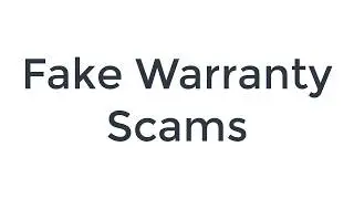 Fake Auto Warranty Scam Letters