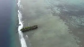 Drone (Aerial) video of Kuttu Island located in Satawan Atoll in the Mortlocks Region, Chuuk State
