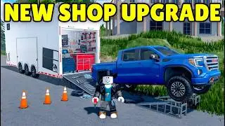 I Upgraded My Mobile Mechanic Shop Using the NEW Tools in APM | Roblox American Plains Mudding